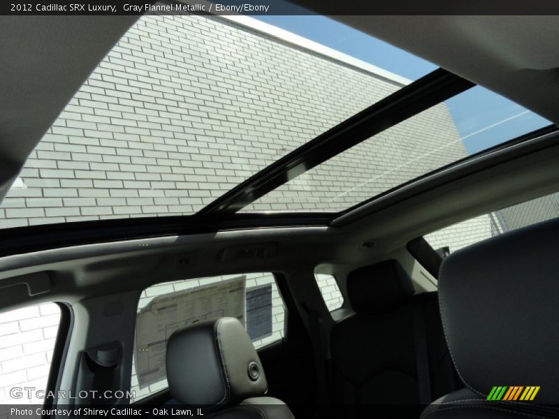 Gray Flannel Metallic / Ebony/Ebony 2012 Cadillac SRX Luxury