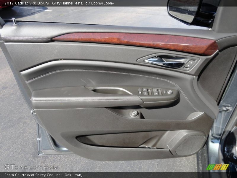Gray Flannel Metallic / Ebony/Ebony 2012 Cadillac SRX Luxury