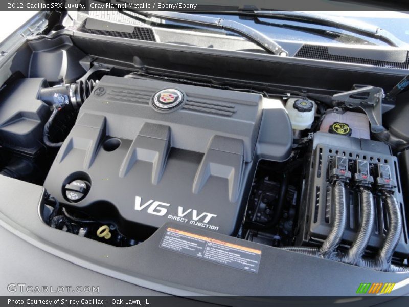 Gray Flannel Metallic / Ebony/Ebony 2012 Cadillac SRX Luxury