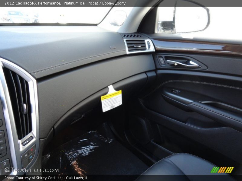 Platinum Ice Tricoat / Ebony/Ebony 2012 Cadillac SRX Performance