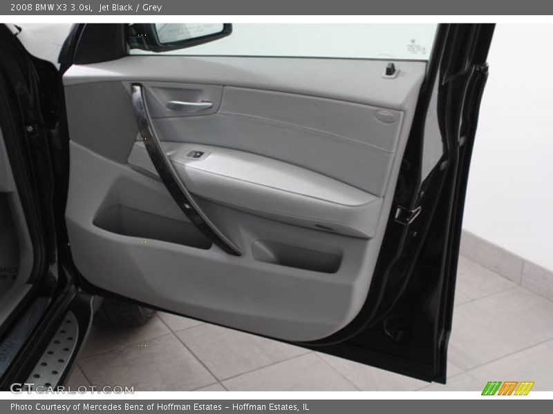 Jet Black / Grey 2008 BMW X3 3.0si
