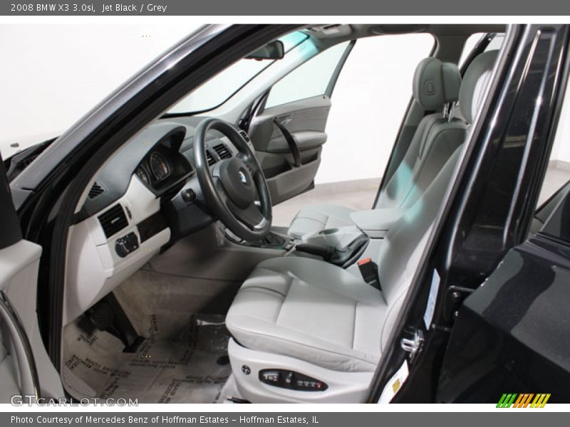 Jet Black / Grey 2008 BMW X3 3.0si