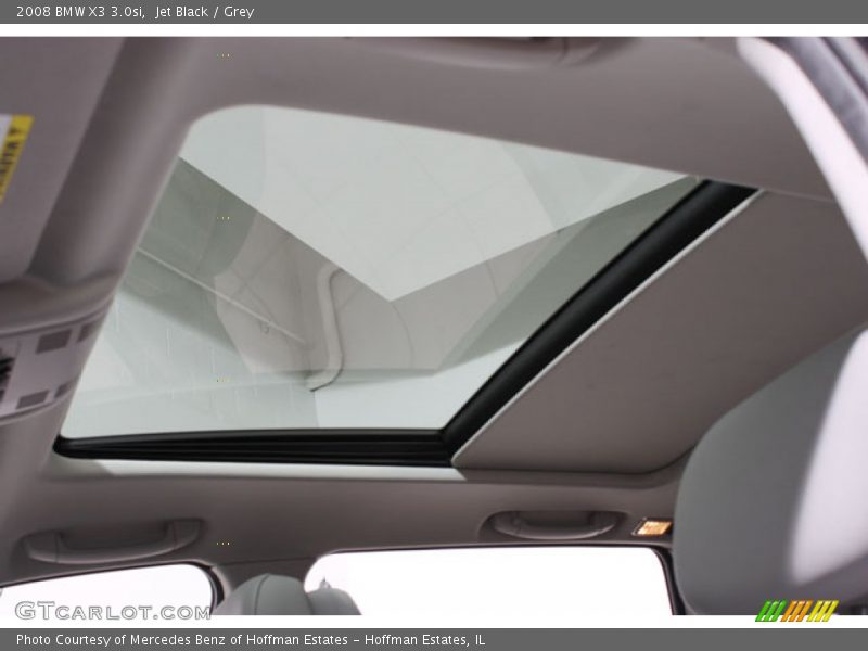 Jet Black / Grey 2008 BMW X3 3.0si