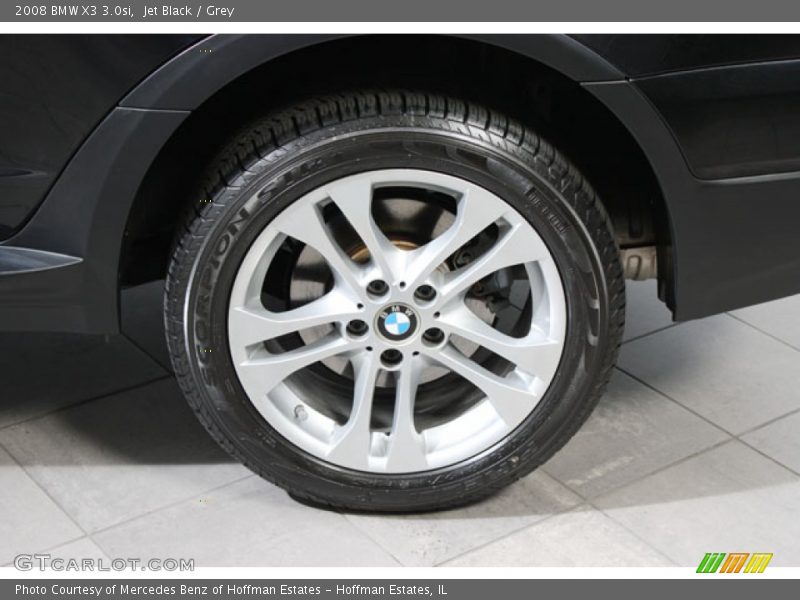 Jet Black / Grey 2008 BMW X3 3.0si