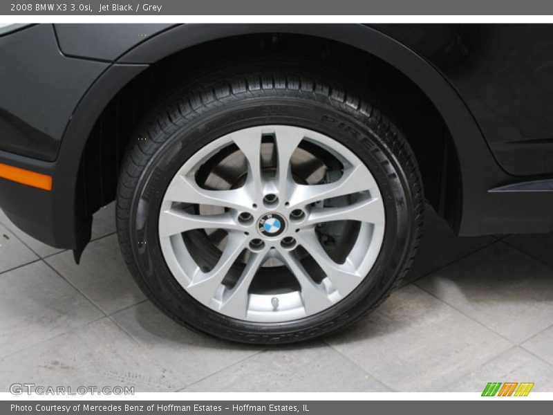 Jet Black / Grey 2008 BMW X3 3.0si