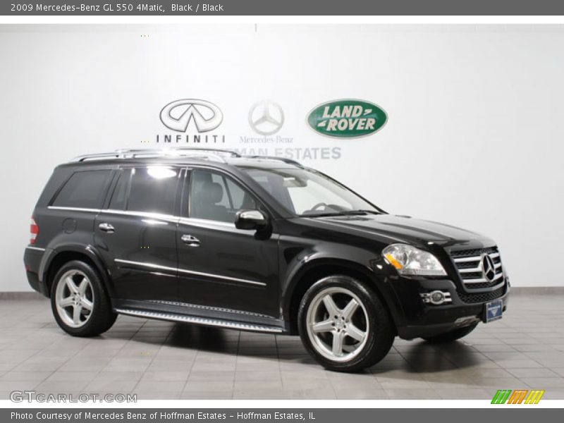 Black / Black 2009 Mercedes-Benz GL 550 4Matic