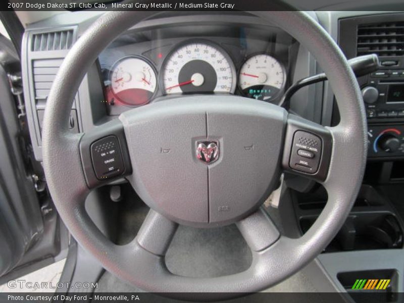 Mineral Gray Metallic / Medium Slate Gray 2007 Dodge Dakota ST Club Cab