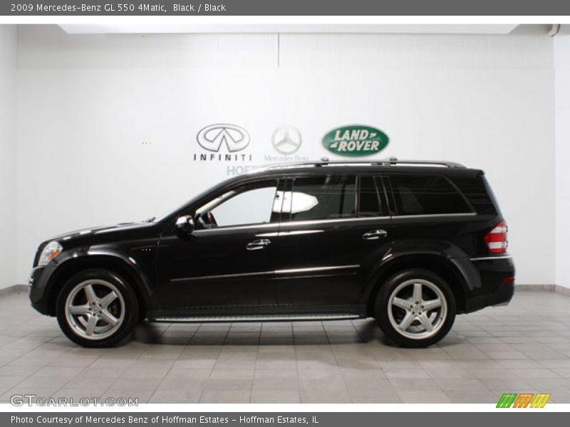 Black / Black 2009 Mercedes-Benz GL 550 4Matic