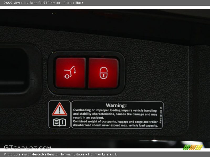 Black / Black 2009 Mercedes-Benz GL 550 4Matic