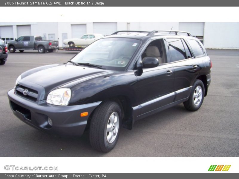 Black Obsidian / Beige 2006 Hyundai Santa Fe GLS 4WD