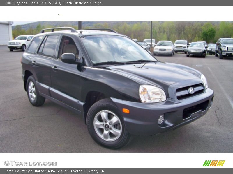 Black Obsidian / Beige 2006 Hyundai Santa Fe GLS 4WD