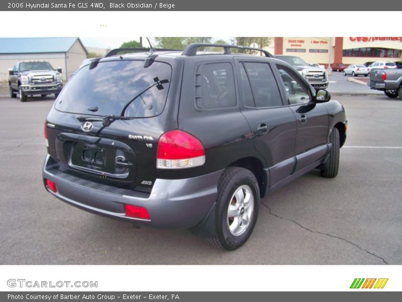Black Obsidian / Beige 2006 Hyundai Santa Fe GLS 4WD