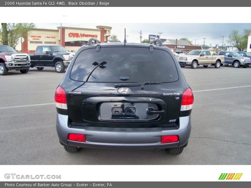 Black Obsidian / Beige 2006 Hyundai Santa Fe GLS 4WD