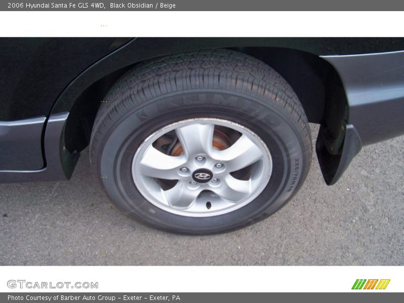 Black Obsidian / Beige 2006 Hyundai Santa Fe GLS 4WD