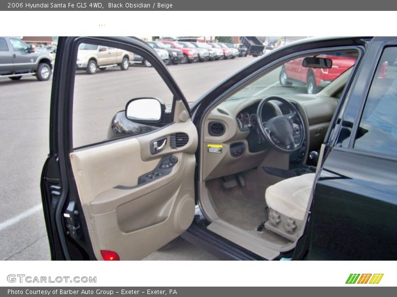 Black Obsidian / Beige 2006 Hyundai Santa Fe GLS 4WD