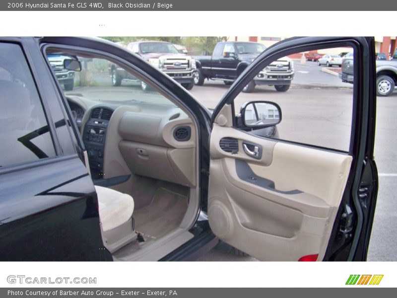 Black Obsidian / Beige 2006 Hyundai Santa Fe GLS 4WD
