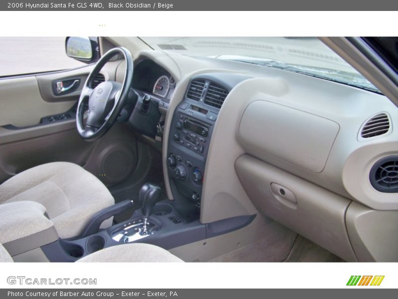Black Obsidian / Beige 2006 Hyundai Santa Fe GLS 4WD