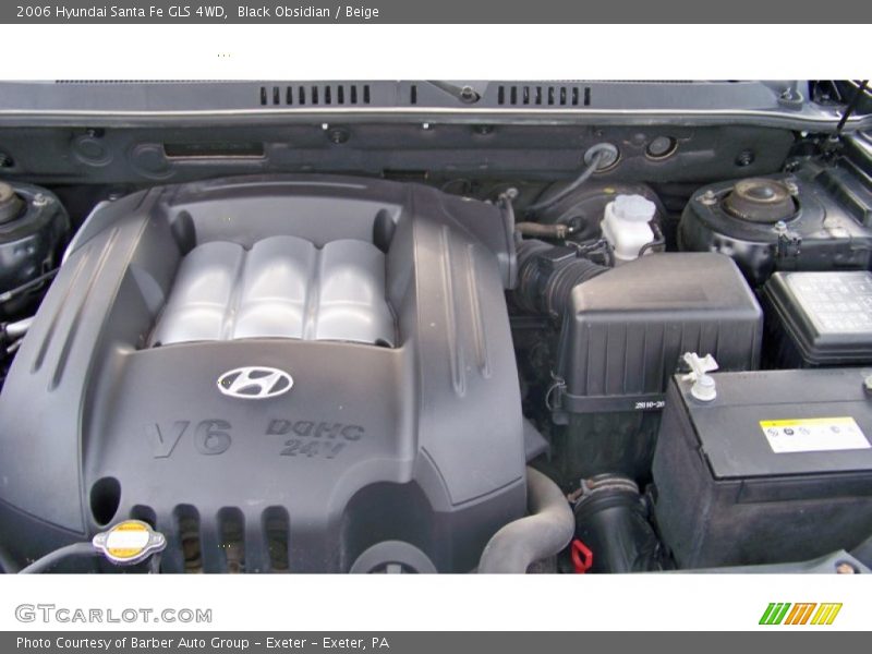 Black Obsidian / Beige 2006 Hyundai Santa Fe GLS 4WD