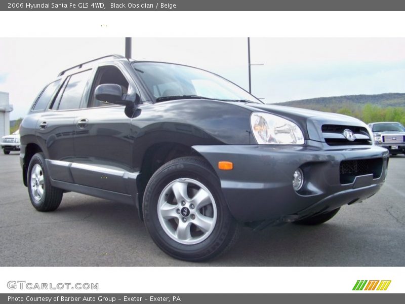 Black Obsidian / Beige 2006 Hyundai Santa Fe GLS 4WD