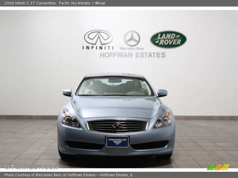 Pacific Sky Metallic / Wheat 2009 Infiniti G 37 Convertible