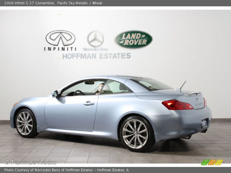 Pacific Sky Metallic / Wheat 2009 Infiniti G 37 Convertible