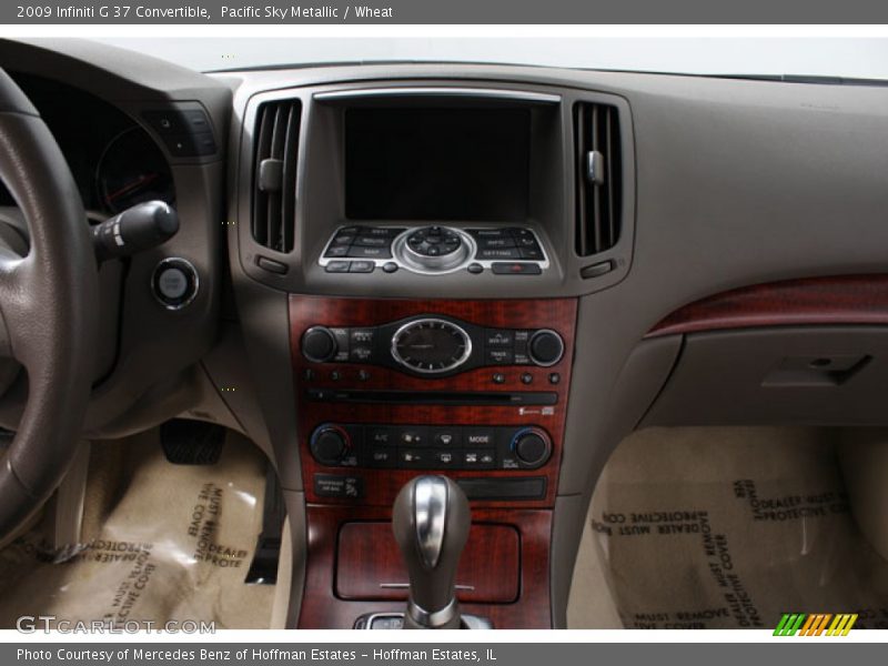 Pacific Sky Metallic / Wheat 2009 Infiniti G 37 Convertible