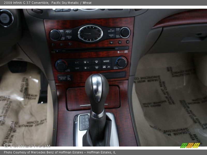 Pacific Sky Metallic / Wheat 2009 Infiniti G 37 Convertible