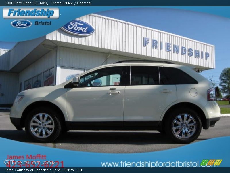 Creme Brulee / Charcoal 2008 Ford Edge SEL AWD