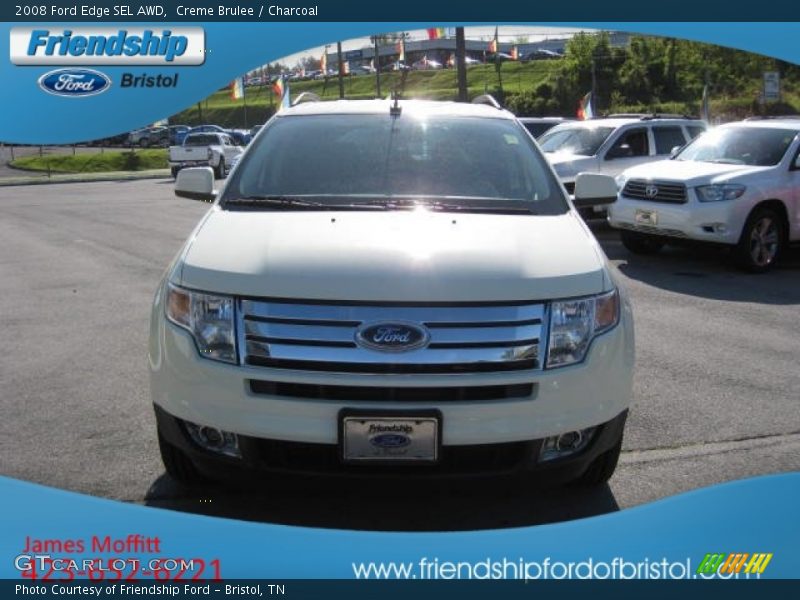 Creme Brulee / Charcoal 2008 Ford Edge SEL AWD