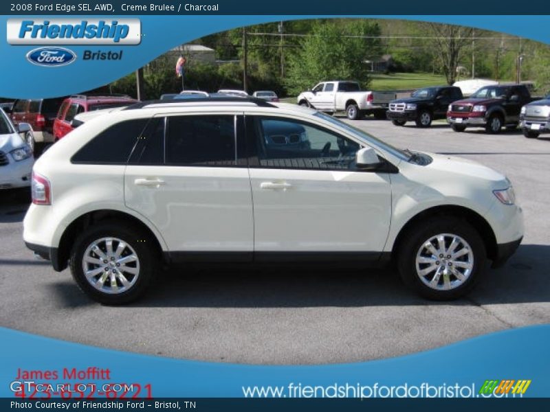 Creme Brulee / Charcoal 2008 Ford Edge SEL AWD