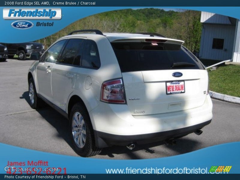 Creme Brulee / Charcoal 2008 Ford Edge SEL AWD