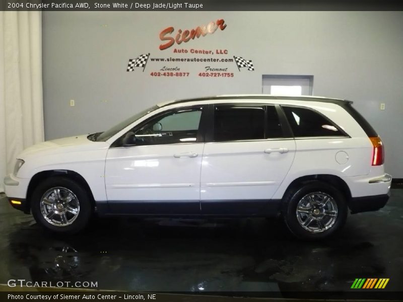 Stone White / Deep Jade/Light Taupe 2004 Chrysler Pacifica AWD