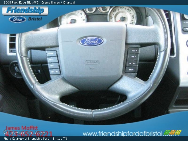 Creme Brulee / Charcoal 2008 Ford Edge SEL AWD