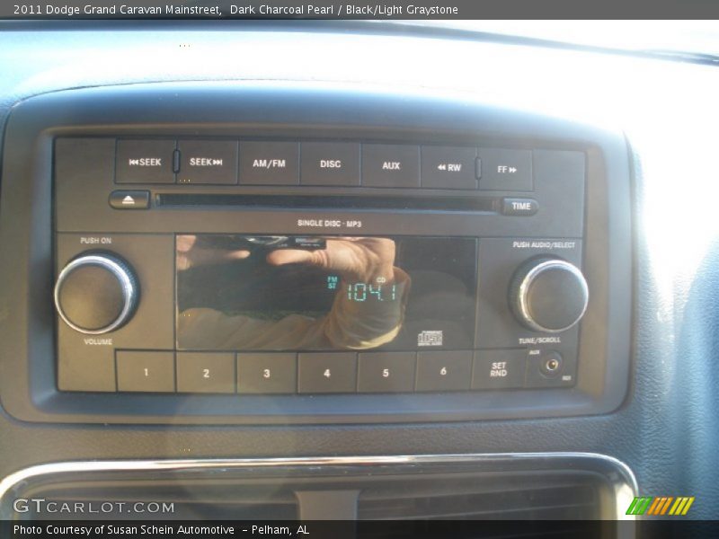 Dark Charcoal Pearl / Black/Light Graystone 2011 Dodge Grand Caravan Mainstreet