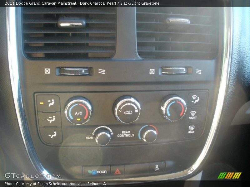 Dark Charcoal Pearl / Black/Light Graystone 2011 Dodge Grand Caravan Mainstreet