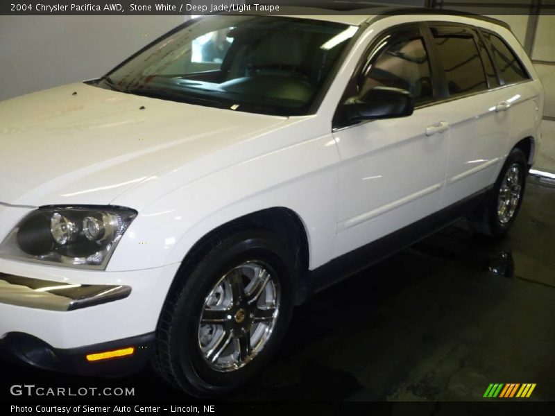 Stone White / Deep Jade/Light Taupe 2004 Chrysler Pacifica AWD