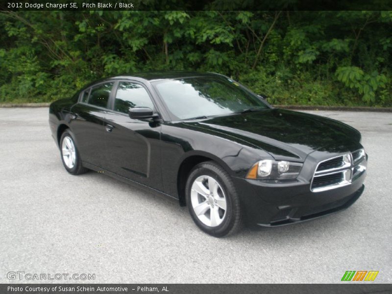 Pitch Black / Black 2012 Dodge Charger SE
