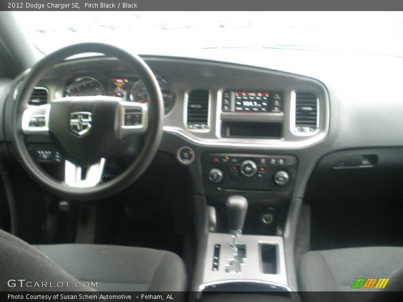 Pitch Black / Black 2012 Dodge Charger SE