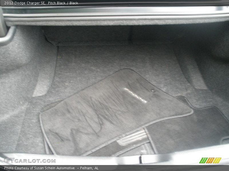 Pitch Black / Black 2012 Dodge Charger SE