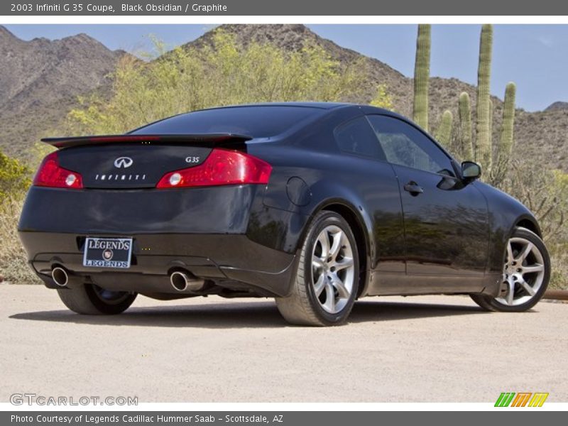 Black Obsidian / Graphite 2003 Infiniti G 35 Coupe