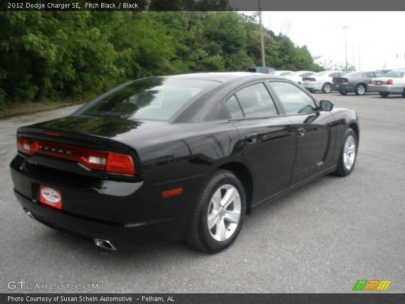 Pitch Black / Black 2012 Dodge Charger SE