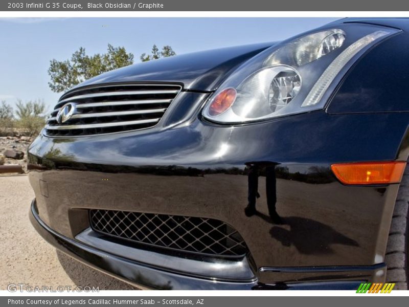 Black Obsidian / Graphite 2003 Infiniti G 35 Coupe