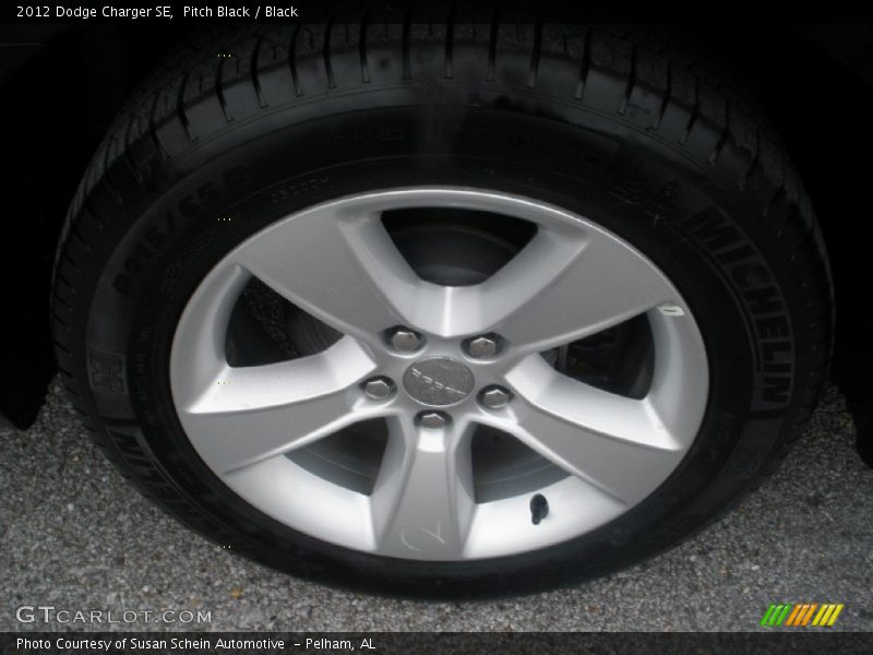 Pitch Black / Black 2012 Dodge Charger SE
