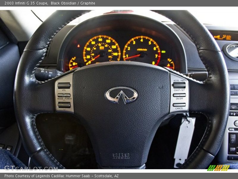 Black Obsidian / Graphite 2003 Infiniti G 35 Coupe