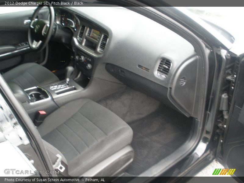 Pitch Black / Black 2012 Dodge Charger SE