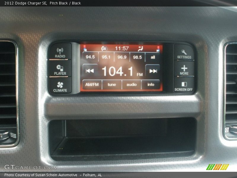 Pitch Black / Black 2012 Dodge Charger SE