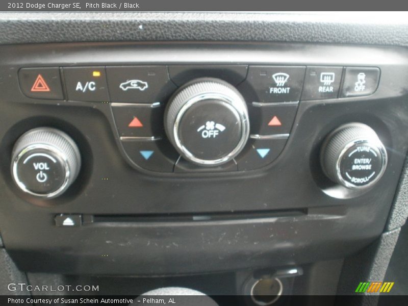 Pitch Black / Black 2012 Dodge Charger SE