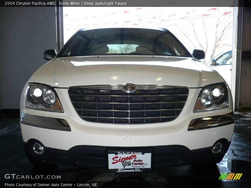 Stone White / Deep Jade/Light Taupe 2004 Chrysler Pacifica AWD