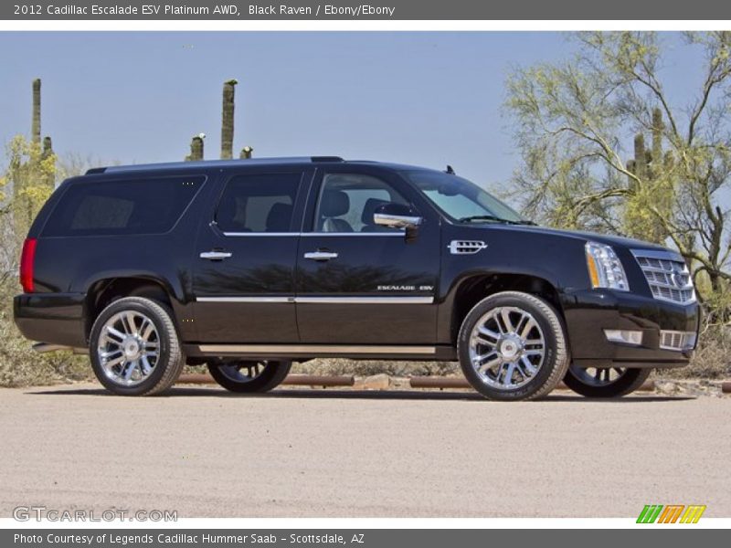  2012 Escalade ESV Platinum AWD Black Raven