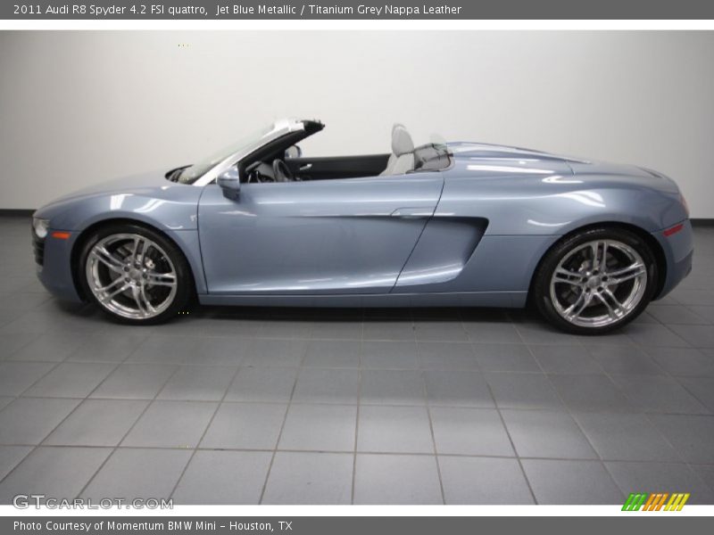  2011 R8 Spyder 4.2 FSI quattro Jet Blue Metallic